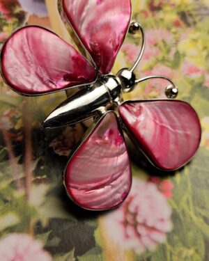 Anillo Mariposa Fucsia